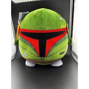 2021 Cuutopia STAR WARS BOBA FETT Squishy‎ Plush Toy 11.5” Mandalorian READ